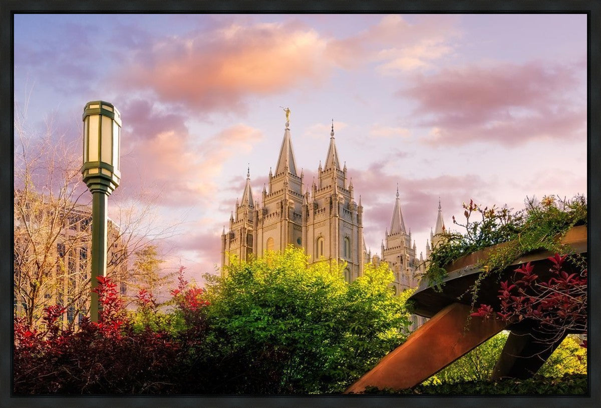 Temple Square Glorious Majesty of His Kingdom Gallery Wrap