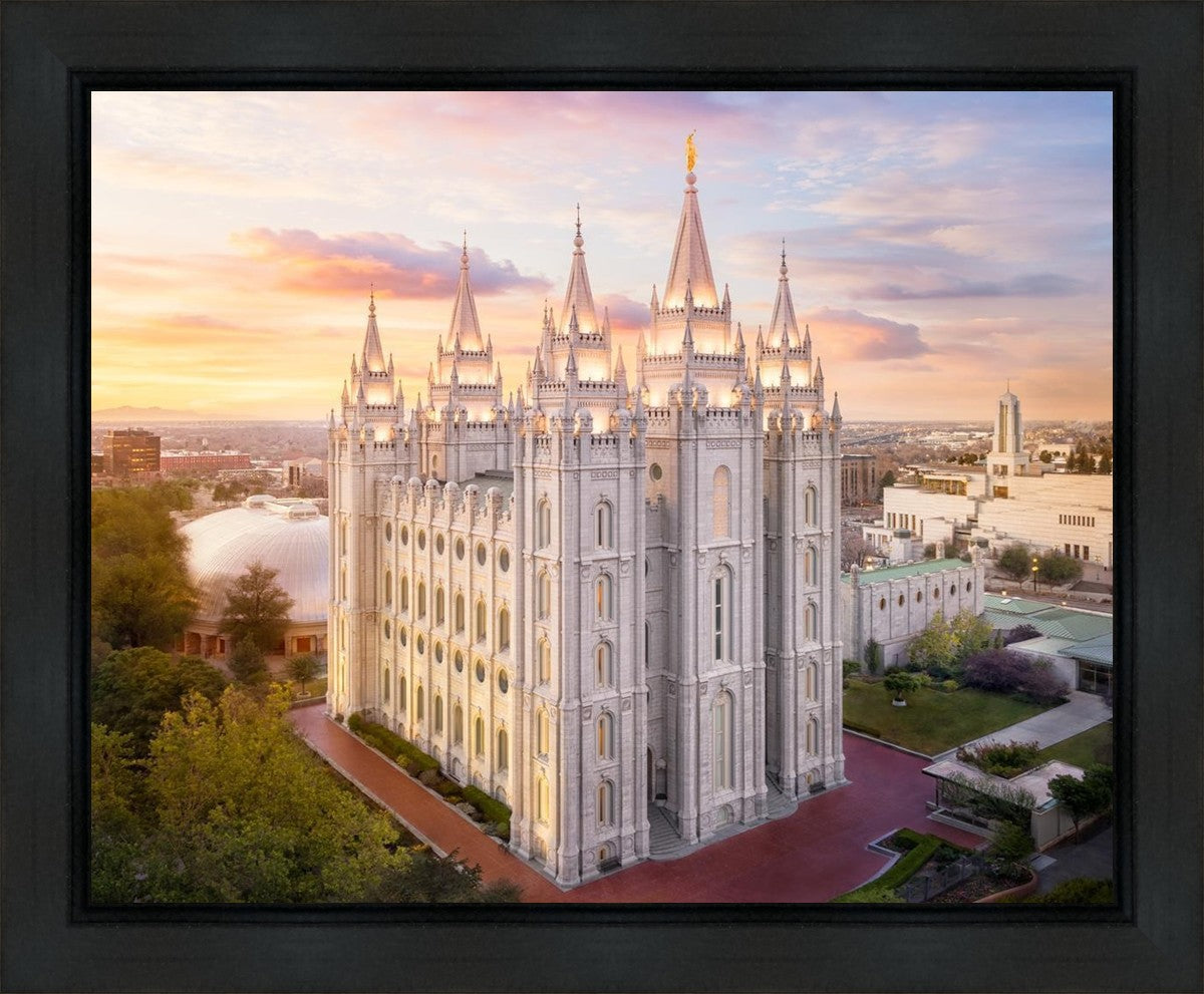 Salt Lake City a Mighty Fortress Gallery Wrap