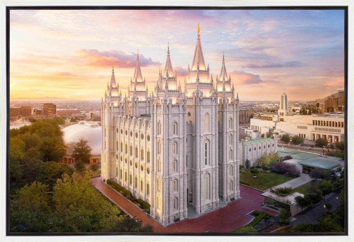 Salt Lake City a Mighty Fortress Gallery Wrap