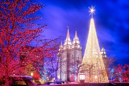 Temple Square Christmas Tree