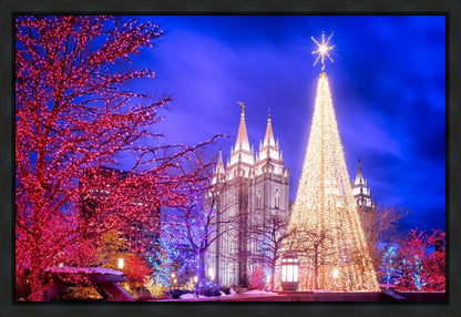 Temple Square Christmas Tree