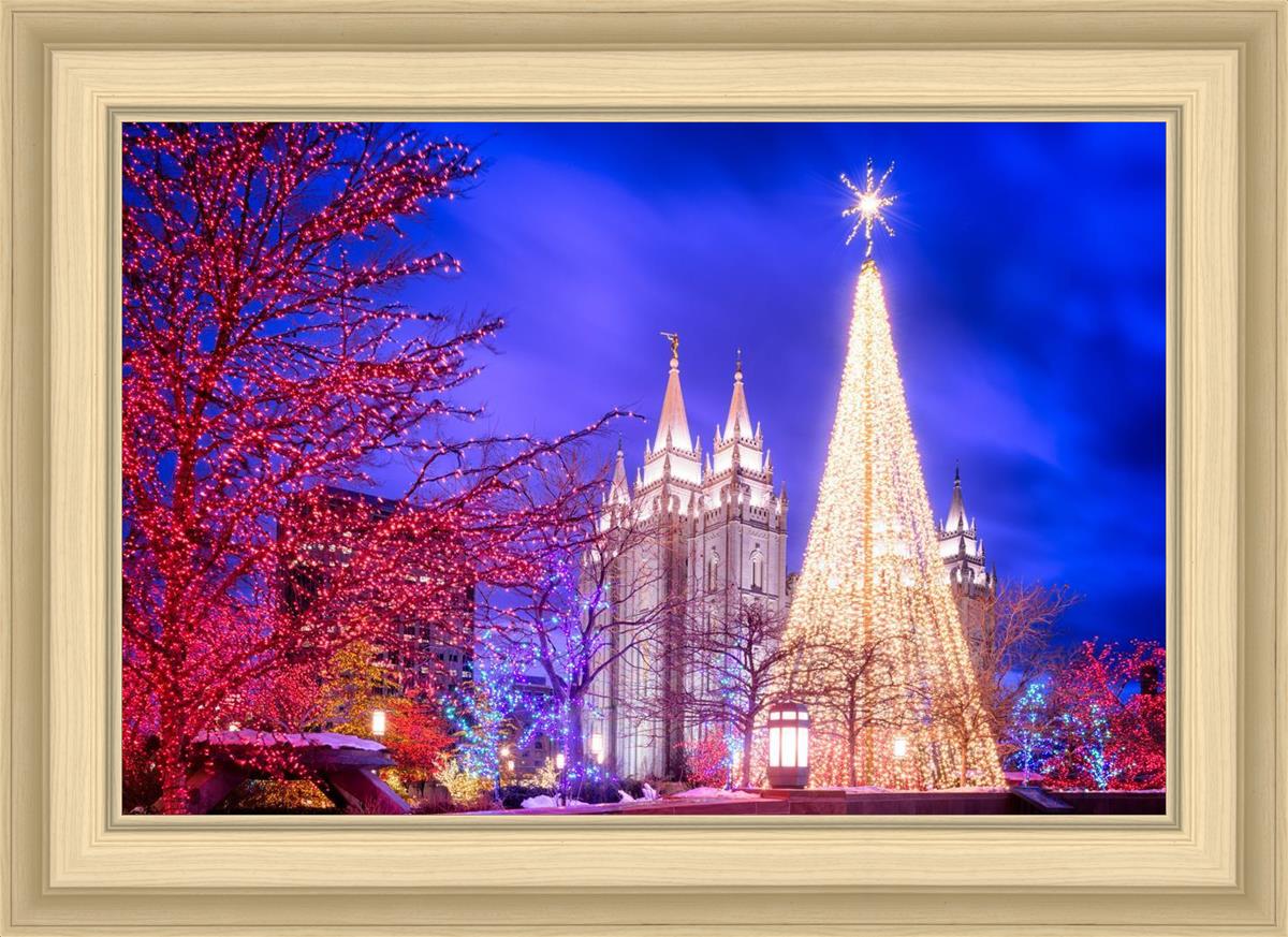 Temple Square Christmas Tree