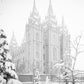 Salt Lake City High Key Snow