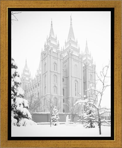 Salt Lake City High Key Snow