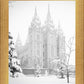 Salt Lake City High Key Snow