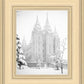 Salt Lake City High Key Snow