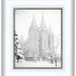 Salt Lake City High Key Snow