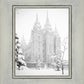 Salt Lake City High Key Snow