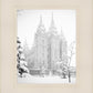 Salt Lake City High Key Snow