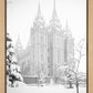 Salt Lake City High Key Snow