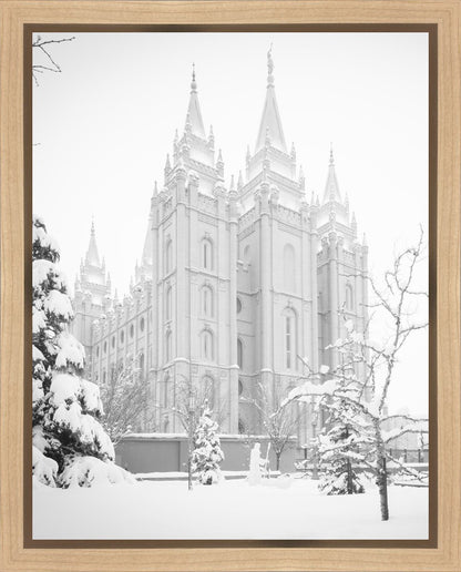 Salt Lake City High Key Snow