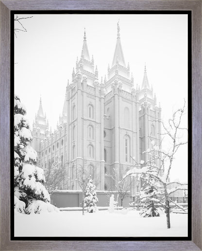 Salt Lake City High Key Snow