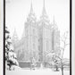 Salt Lake City High Key Snow