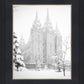 Salt Lake City High Key Snow