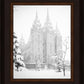 Salt Lake City High Key Snow