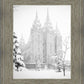 Salt Lake City High Key Snow