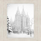 Salt Lake City High Key Snow