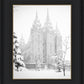 Salt Lake City High Key Snow