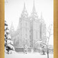 Salt Lake City High Key Snow