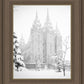 Salt Lake City High Key Snow