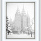 Salt Lake City High Key Snow