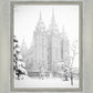 Salt Lake City High Key Snow