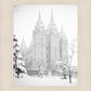 Salt Lake City High Key Snow