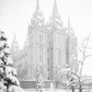 Salt Lake City High Key Snow