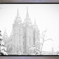 Salt Lake City High Key Snow