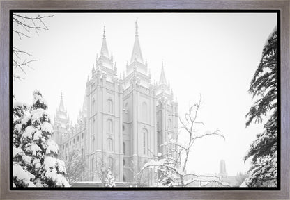 Salt Lake City High Key Snow