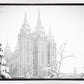 Salt Lake City High Key Snow
