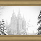Salt Lake City High Key Snow