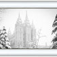 Salt Lake City High Key Snow