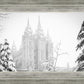 Salt Lake City High Key Snow
