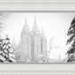 Salt Lake City High Key Snow