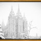 Salt Lake City High Key Snow