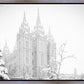 Salt Lake City High Key Snow