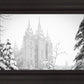 Salt Lake City High Key Snow