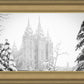 Salt Lake City High Key Snow