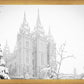 Salt Lake City High Key Snow