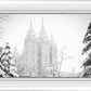 Salt Lake City High Key Snow
