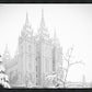 Salt Lake City High Key Snow