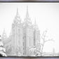 Salt Lake City High Key Snow