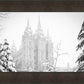 Salt Lake City High Key Snow