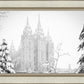 Salt Lake City High Key Snow