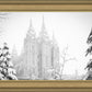 Salt Lake City High Key Snow