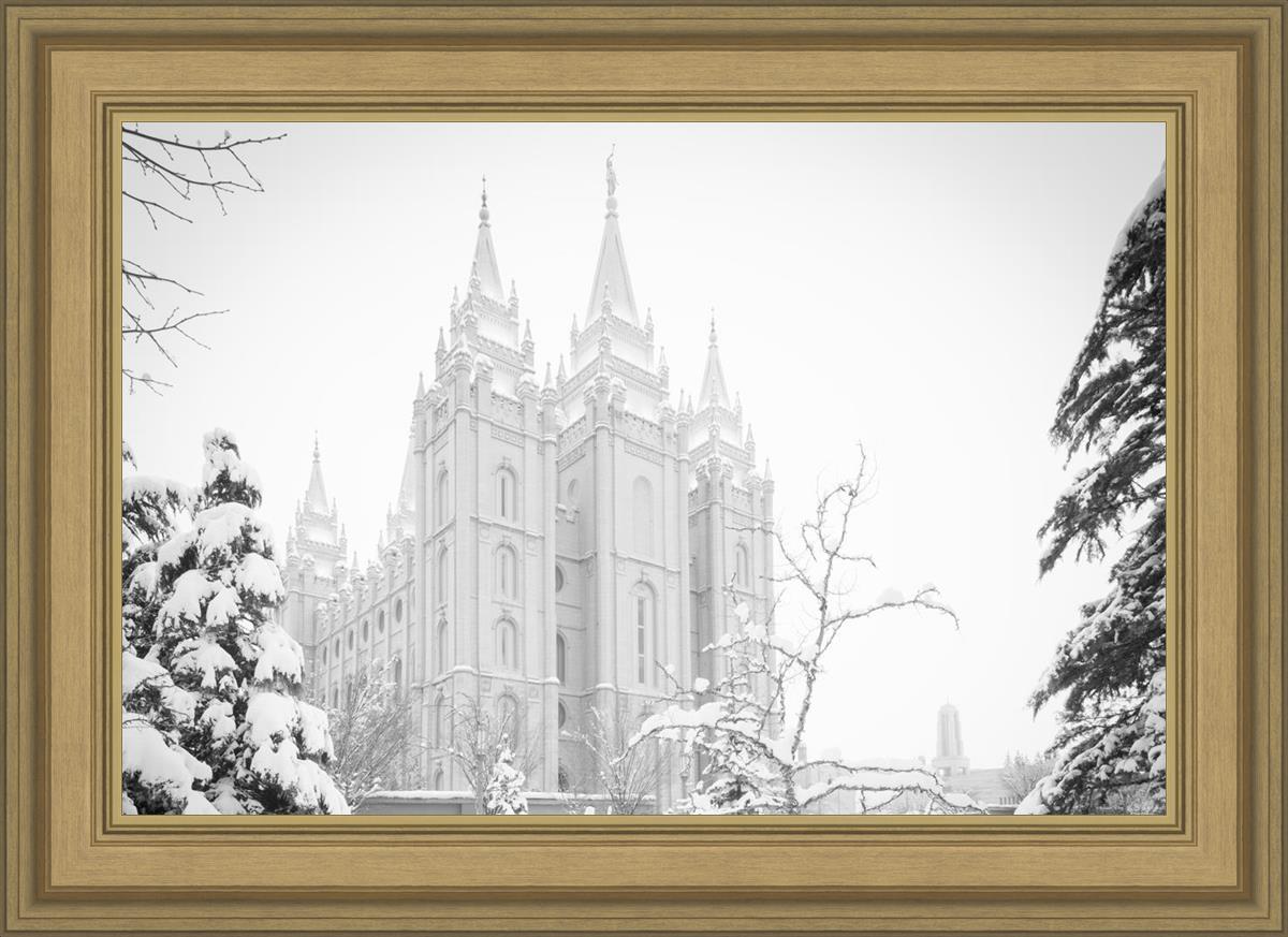 Salt Lake City High Key Snow