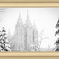 Salt Lake City High Key Snow