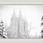 Salt Lake City High Key Snow