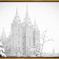 Salt Lake City High Key Snow